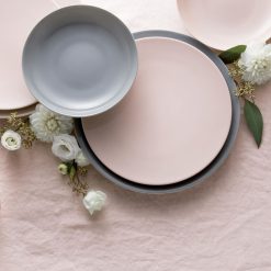 Degrenne Paris Modulo Color Rose Poudre | Assiettes Plates