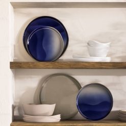 Degrenne Paris Brume Bleu | Assiettes Plates