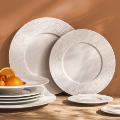 Degrenne Paris Collection L Fragments Blanc | Assiettes Plates