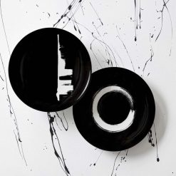 Degrenne Paris Modulo Noir Arty Creation | Assiettes De Presentation